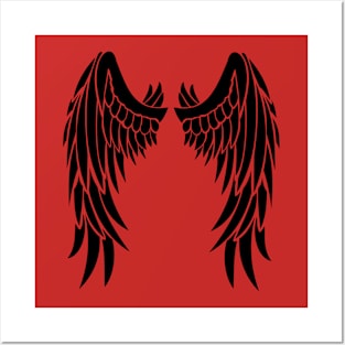 Angel wings Posters and Art